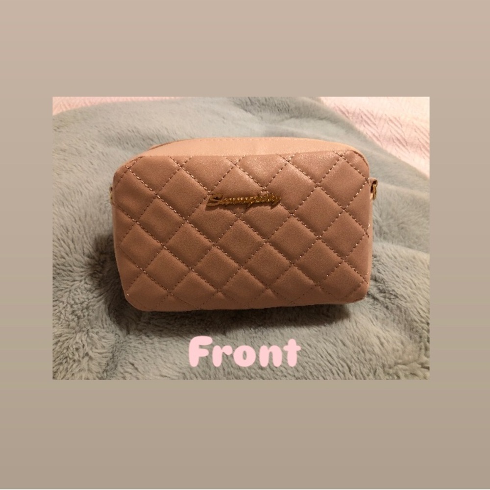 Elegant Quilted Pink Bag